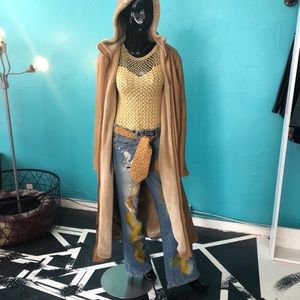 Fritz Wright leather coat